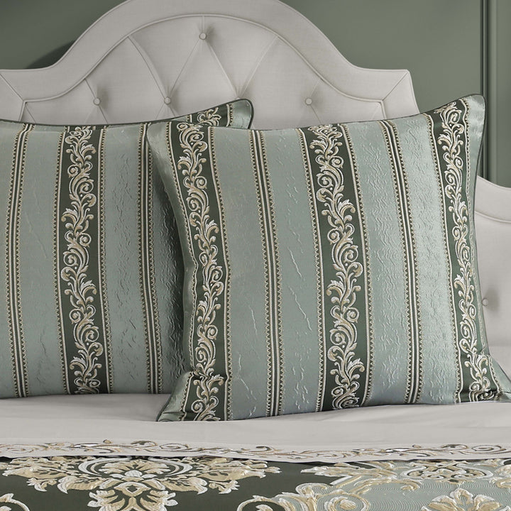 Alina Dusty Teal Euro Sham Euro Sham By J. Queen New York