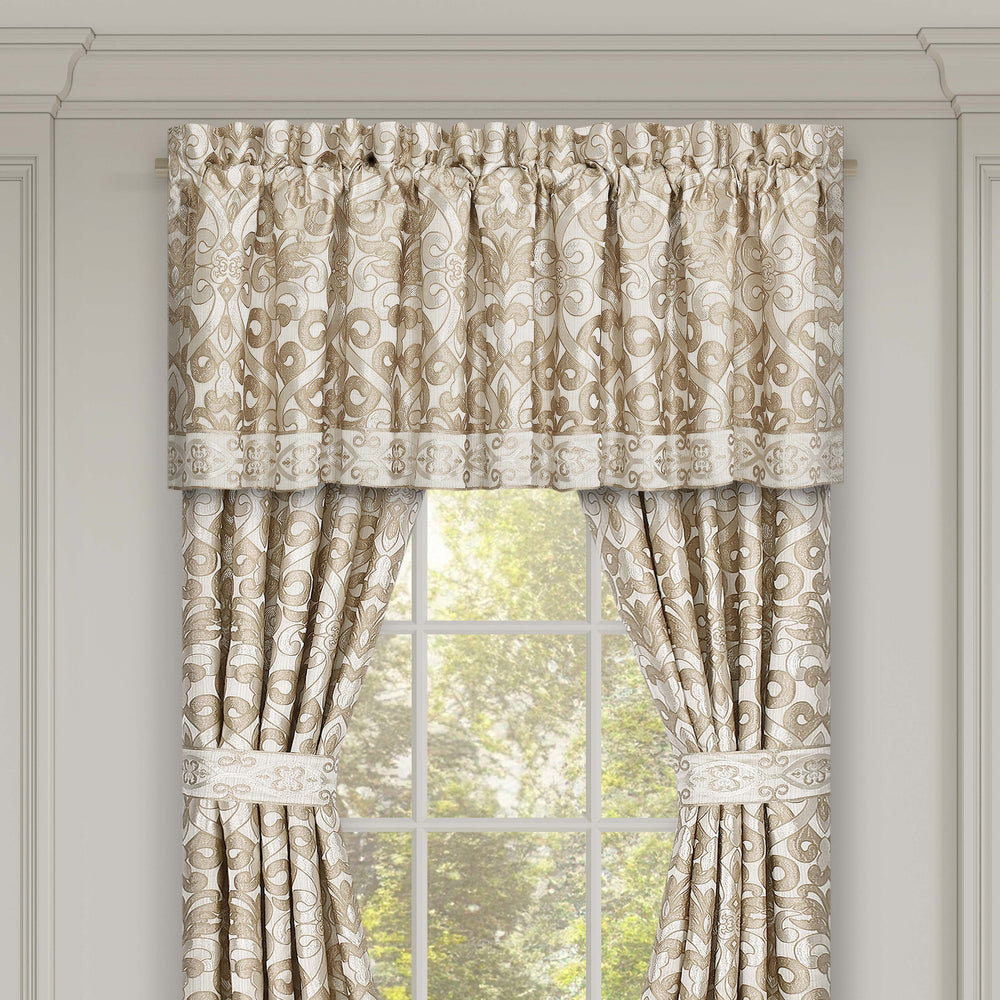 Amaretto Gold Straight Window Valance Window Valances By J. Queen New York