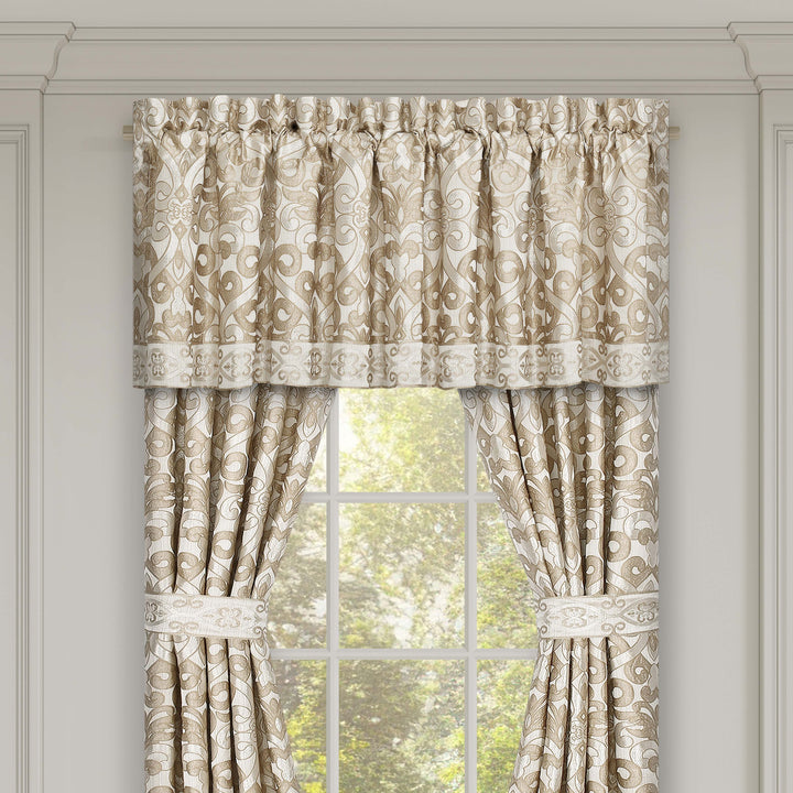 Amaretto Gold Straight Window Valance Window Valances By J. Queen New York