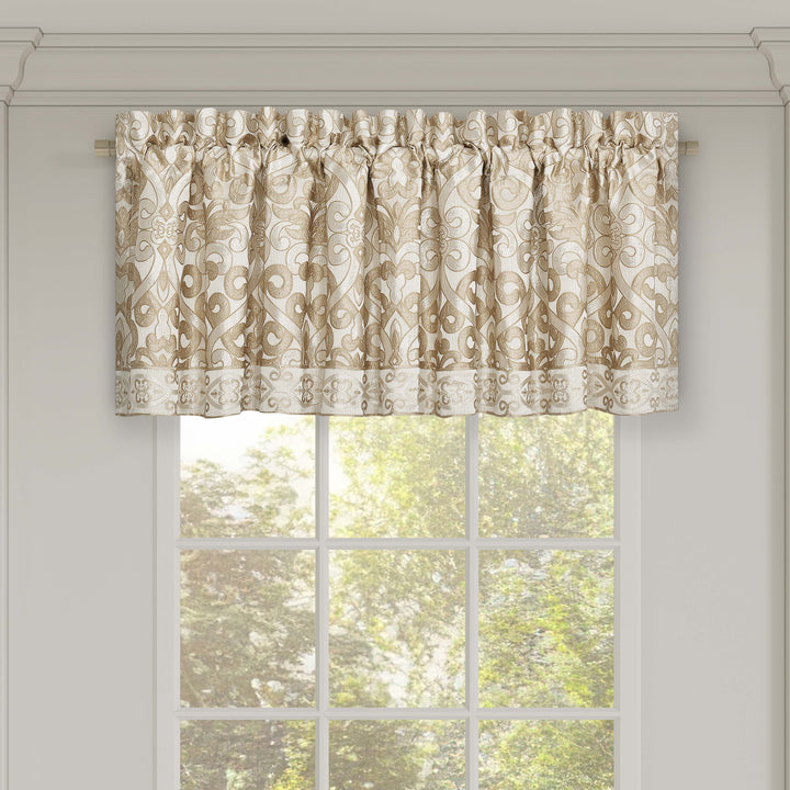 Amaretto Gold Straight Window Valance Window Valances By J. Queen New York