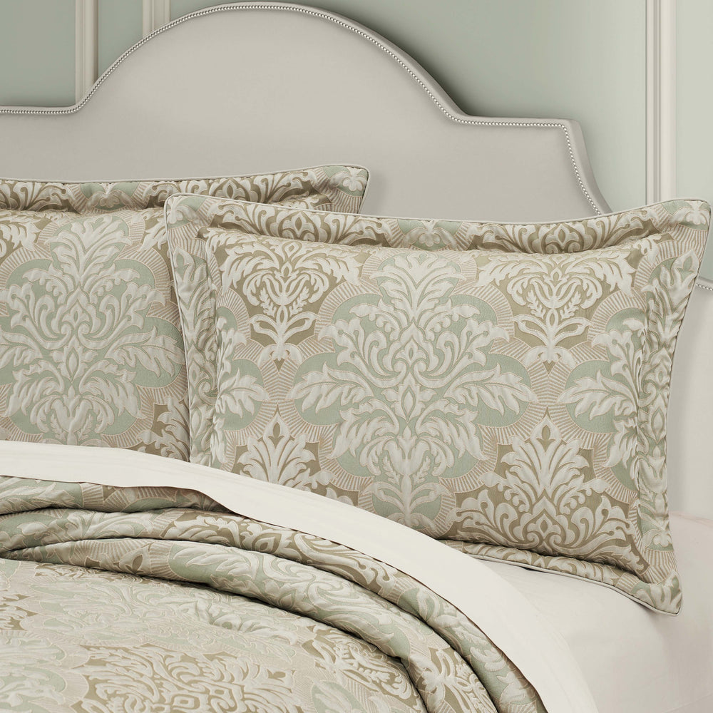Anastasia Aqua 4 Piece Comforter Set Comforter Sets By J. Queen New York