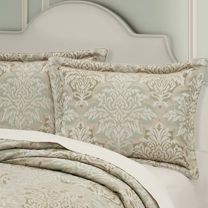 Anastasia Aqua 4 Piece Comforter Set Comforter Sets By J. Queen New York