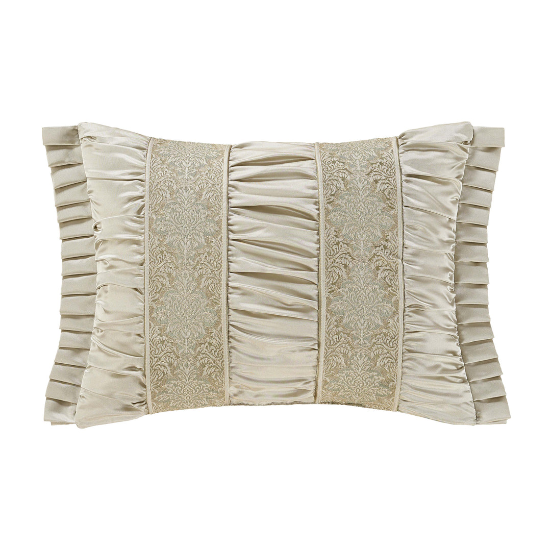 Anastasia Aqua Boudoir Decorative Throw Pillow 20" x 15" Throw Pillows By J. Queen New York