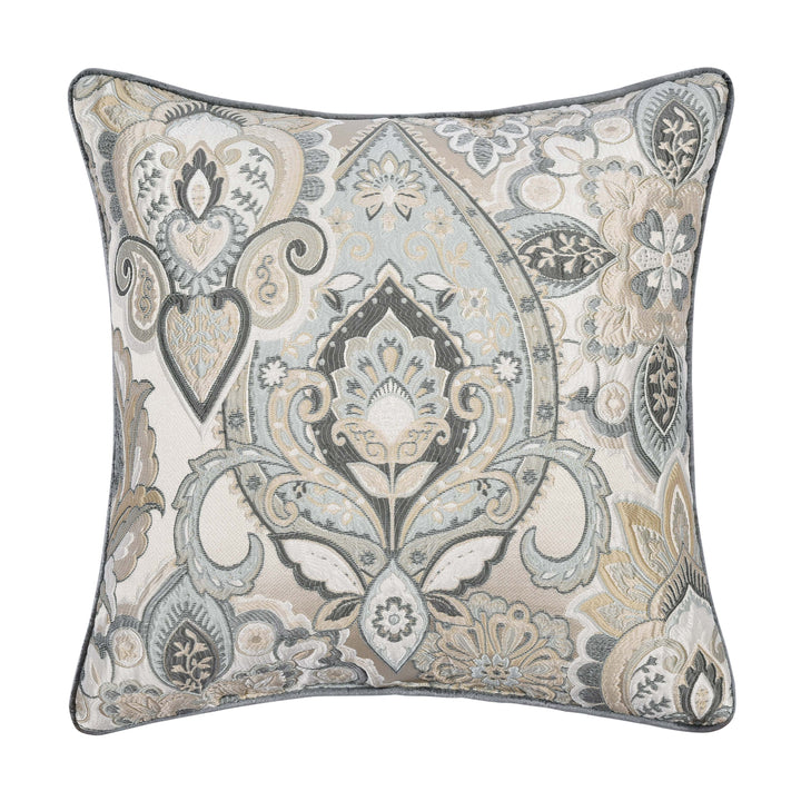 Annabelle Spa Square Decorative Throw Pillow 20" x 20" Throw Pillows By J. Queen New York