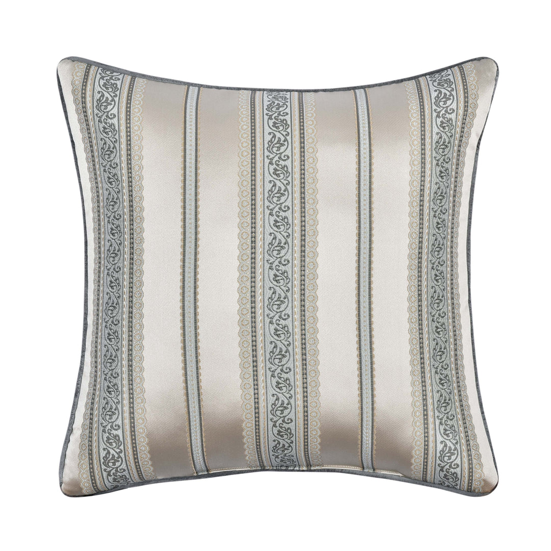 Annabelle Spa Square Decorative Throw Pillow 20" x 20" Throw Pillows By J. Queen New York