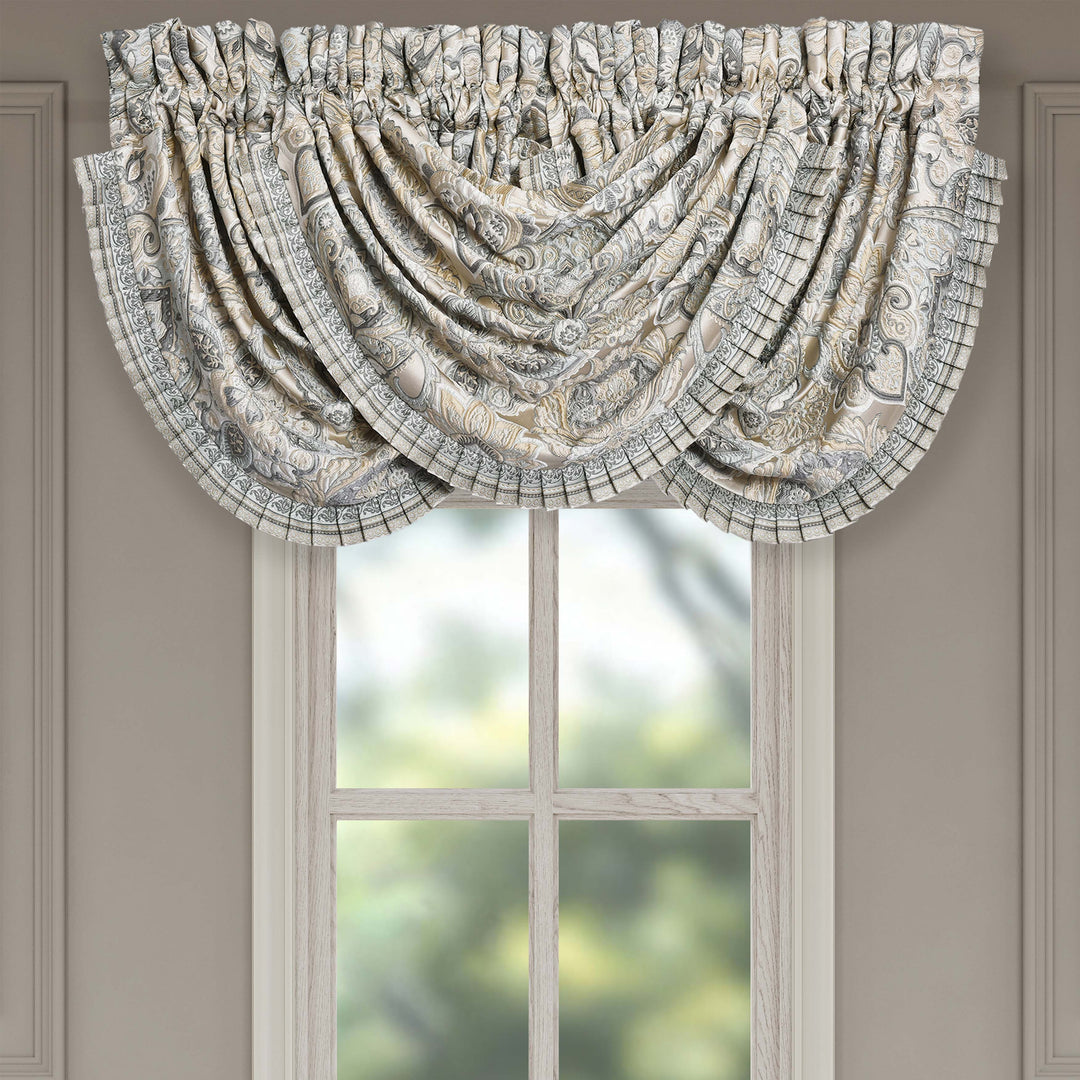 Annabelle Spa Waterfall Window Valance Window Valances By J. Queen New York