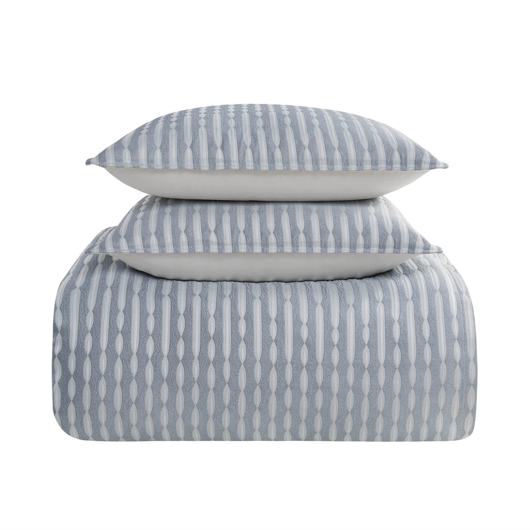 Aretha Blue 3 Piece Comforter Set Comforter Sets By Waterford