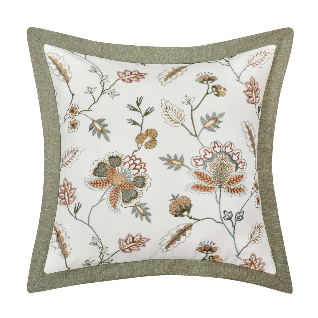 Athena Harvest Square Decorative Throw Pillow 20" x 20" Throw Pillows By J. Queen New York