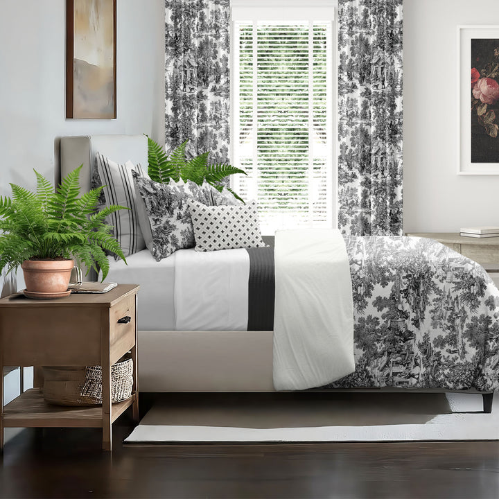 Au Village Toile Ebony 8 Piece Coverlet Set Coverlet By Colcha Linens