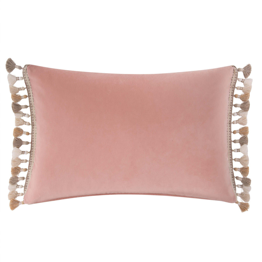Audrey Blush Red Boudoir Decorative Throw Pillow 22" x 11" Throw Pillows By P/Kaufmann