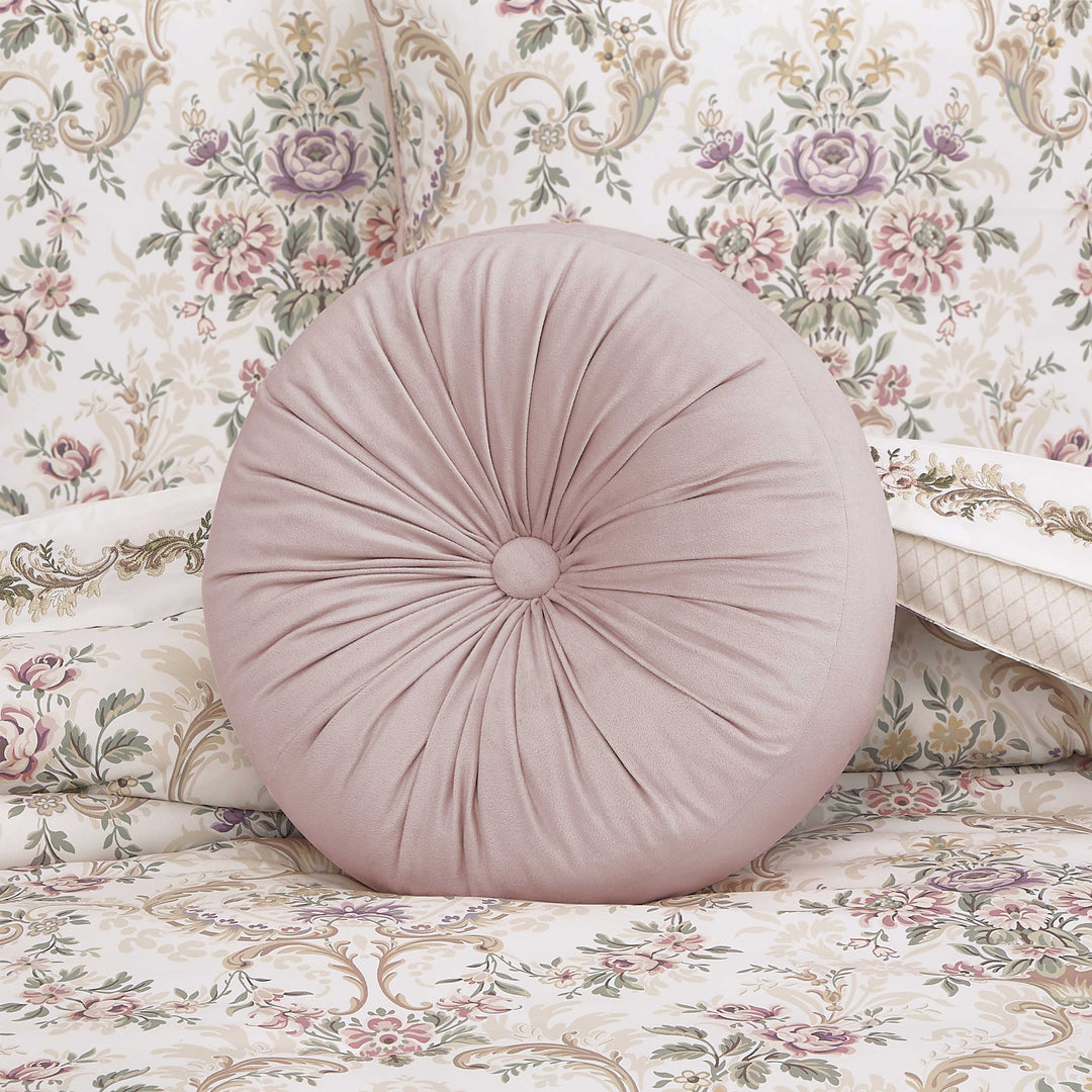 Avant Garden Round Decorative Throw Pillow 15" x 15" Throw Pillows By J. Queen New York