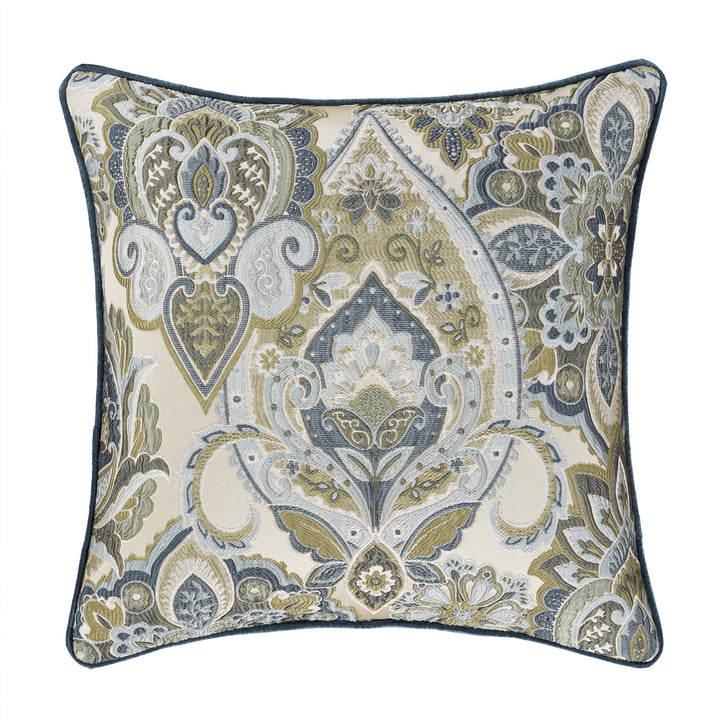 Avellino Spa Square Decorative Throw Pillow 20" x 20" Throw Pillows By J. Queen New York