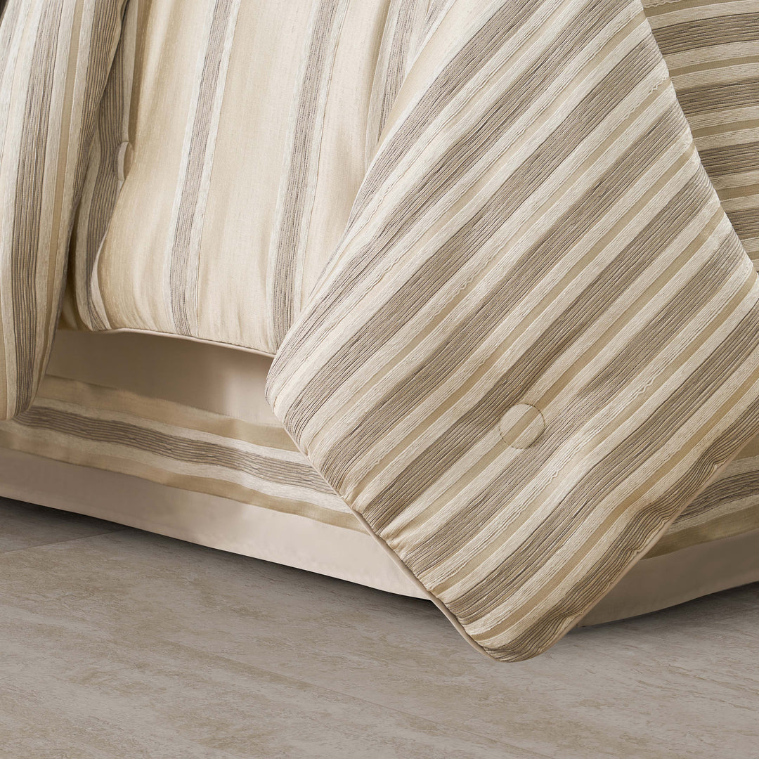 Avenue Almond 4 Piece Comforter Set Comforter Sets By J. Queen New York