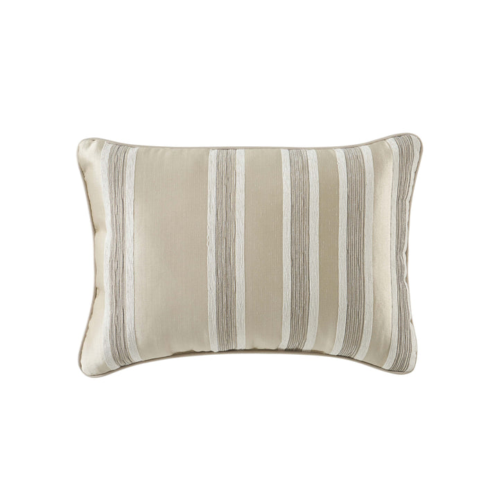 Avenue Almond Boudoir Decorative Throw Pillow 20" x 14" Throw Pillows By J. Queen New York