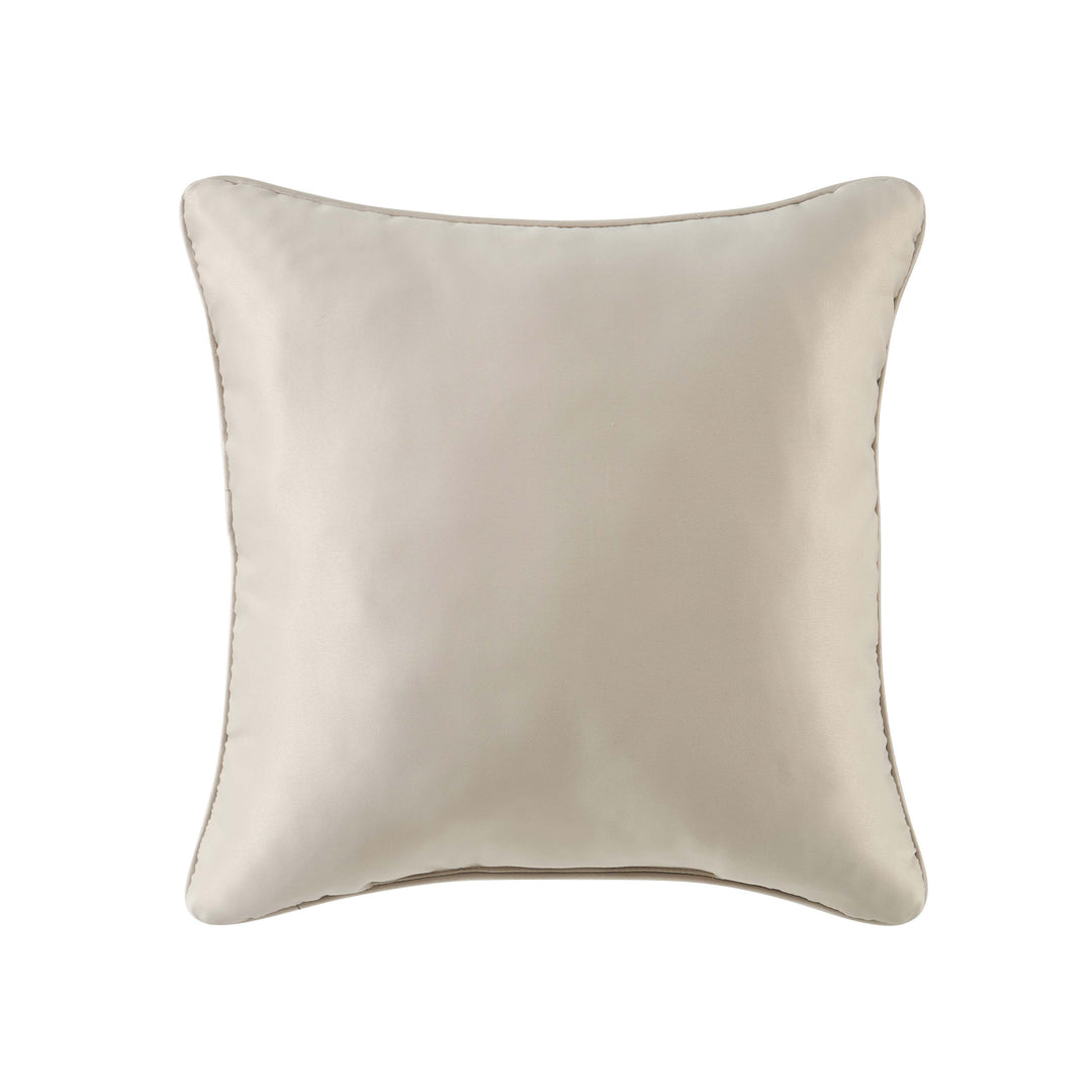 Avenue Almond Square Decorative Throw Pillow 18" x 18" Throw Pillows By J. Queen New York
