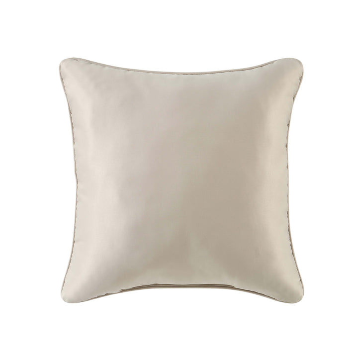 Avenue Almond Square Decorative Throw Pillow 18" x 18" Throw Pillows By J. Queen New York