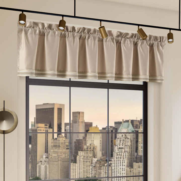 Avenue Almond Straight Window Valance Window Valances By J. Queen New York