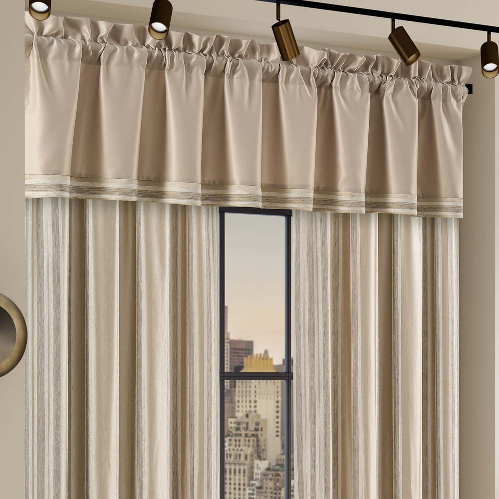 Avenue Almond Straight Window Valance Window Valances By J. Queen New York
