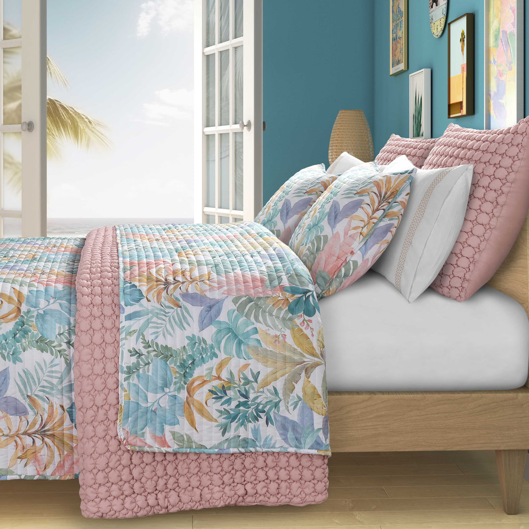 Bahama Aqua 3 Piece Quilt Set Quilt Sets By J. Queen New York