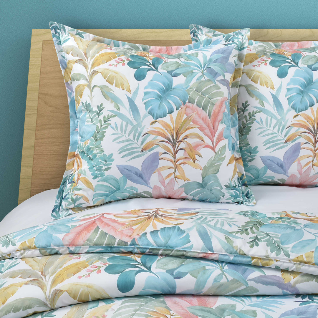 Bahama Aqua Euro Sham Euro Shams By J. Queen New York