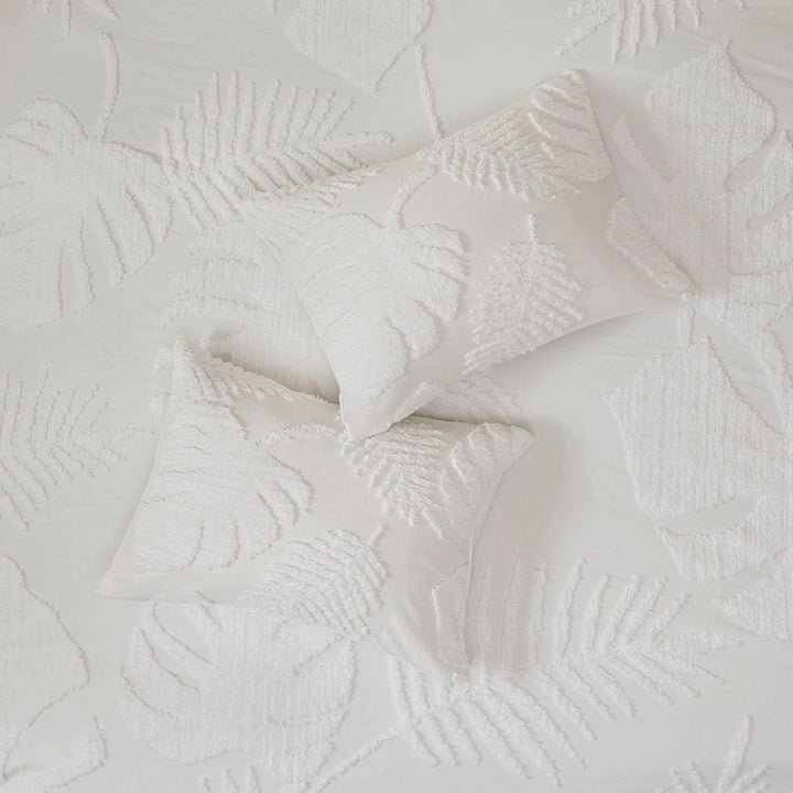 Bahari Off-White 3 Piece Duvet Cover Set Duvet Covers By JLA HOME/Olliix (E & E Co., Ltd)