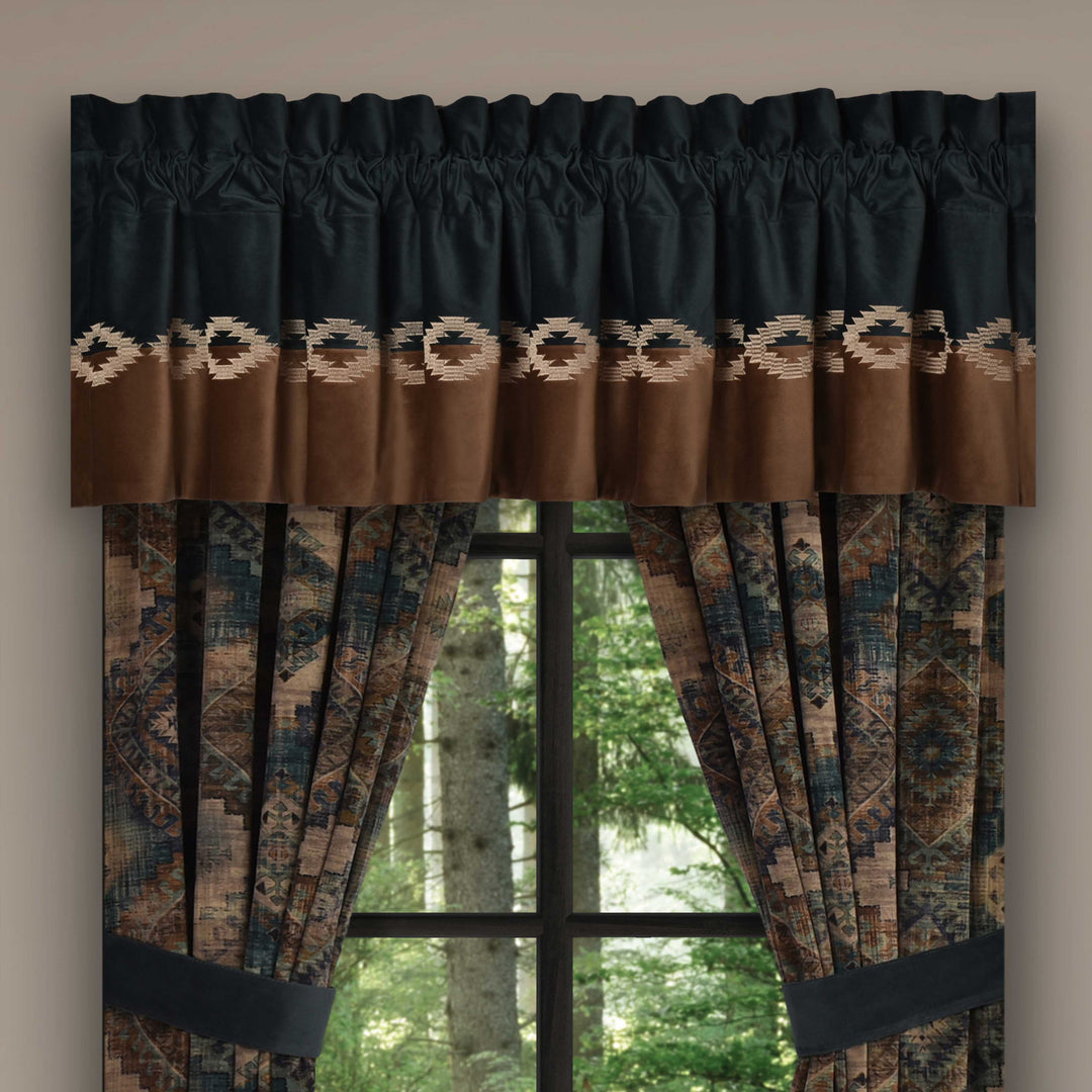 Baja Teal Straight Window Valance Window Valances By J. Queen New York