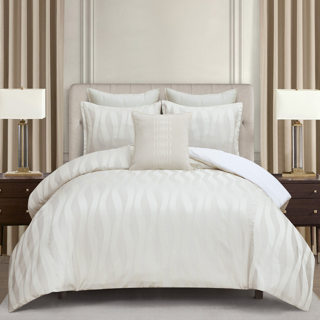 Balman Cream 3 Piece Comforter Set Comforter Sets By Waterford