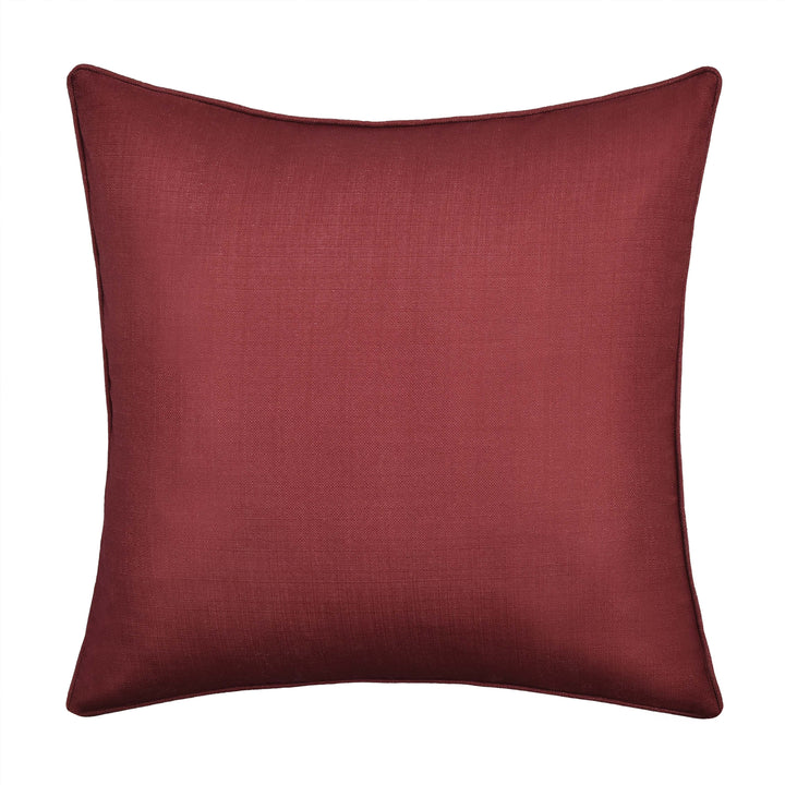 Bari Red Euro Sham Euro Shams By J. Queen New York