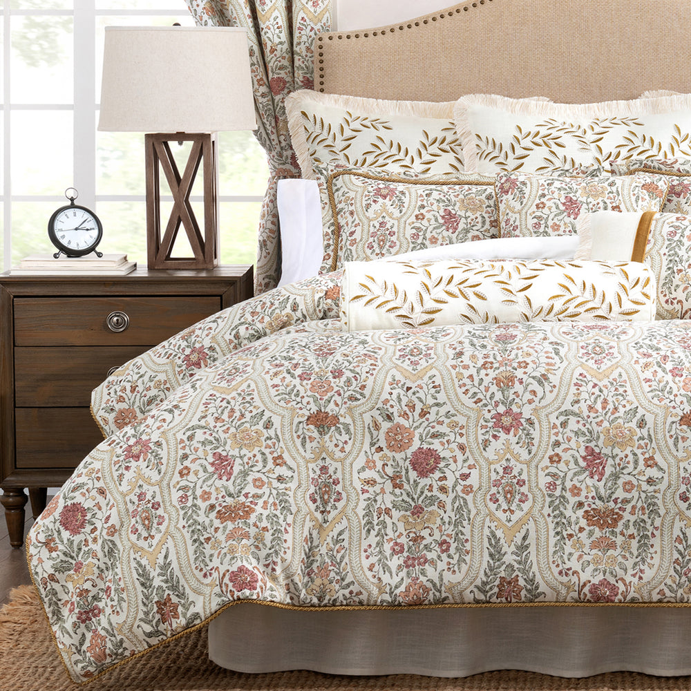 Baroda Cream 4 Piece Comforter Set Comforter Sets By P/Kaufmann