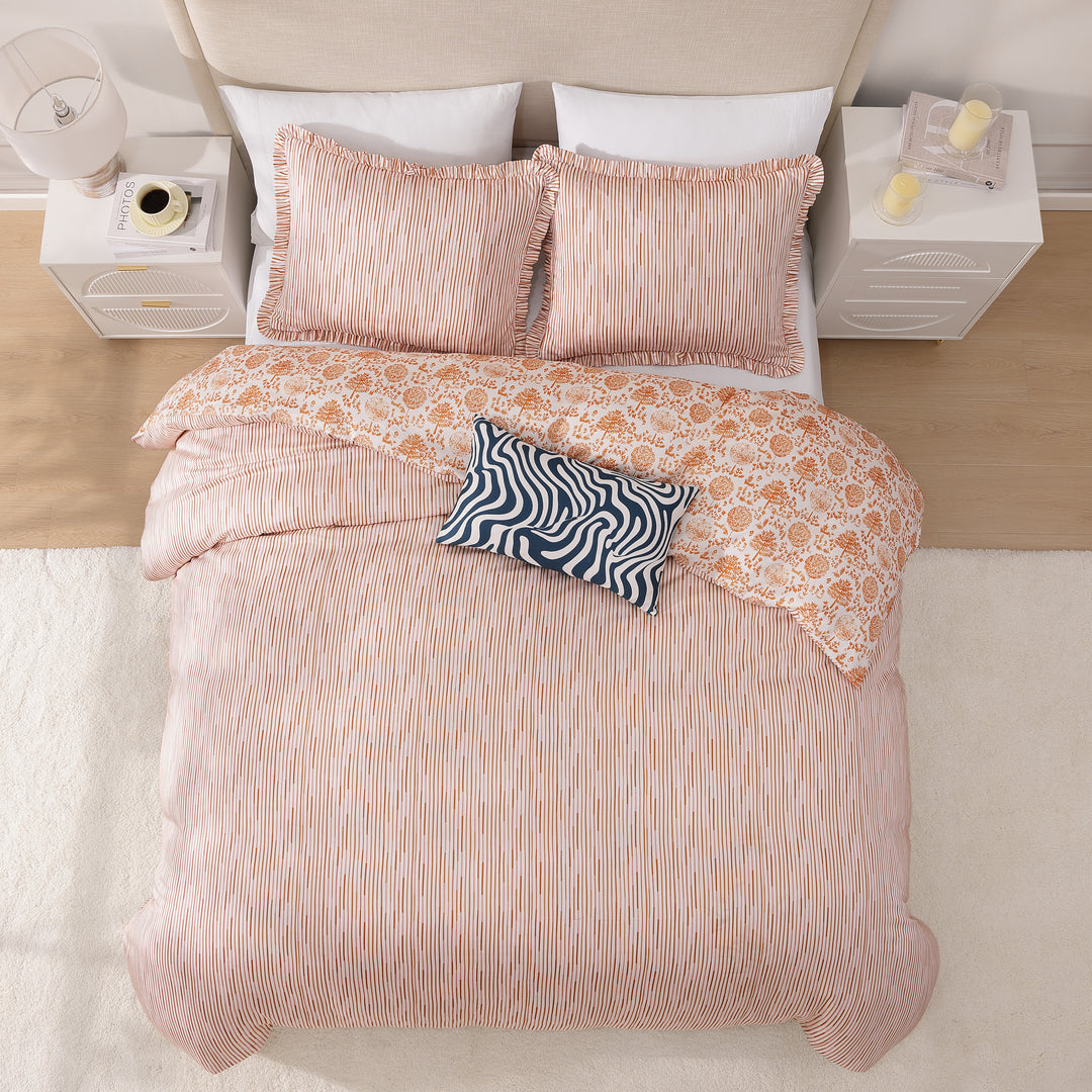 BebeTeen Clay Trees Reversible Comforter Set Comforter Sets By Bebejan®