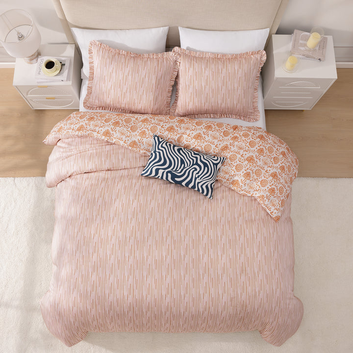 BebeTeen Clay Trees Reversible Comforter Set Comforter Sets By Bebejan®