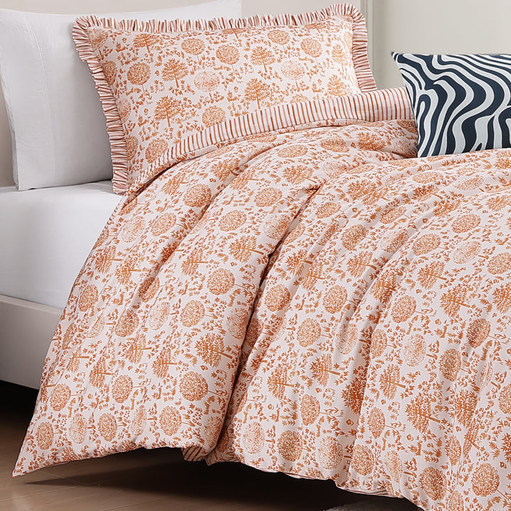 BebeTeen Clay Trees Reversible Comforter Set Comforter Sets By Bebejan®