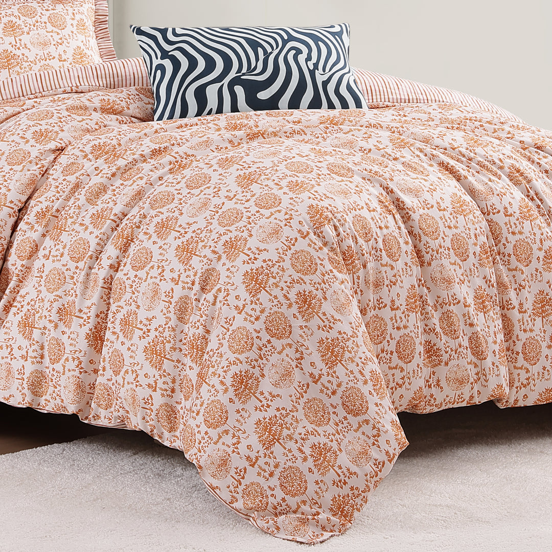 BebeTeen Clay Trees Reversible Comforter Set Comforter Sets By Bebejan®
