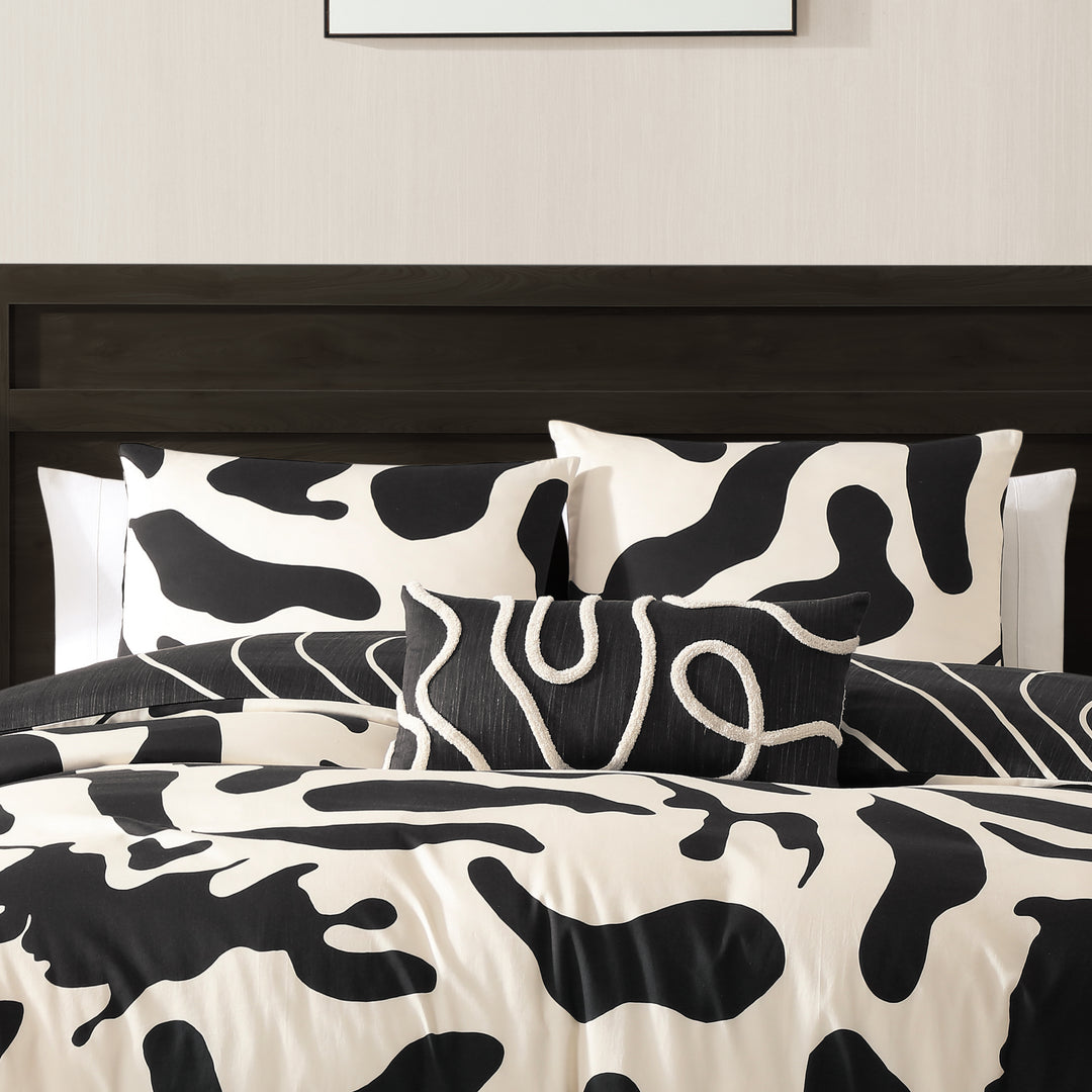 BebeTeen Ebony and Ivory Reversible Comforter Set Comforter Sets By Bebejan®