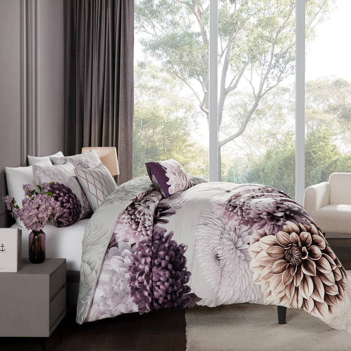 Bebejan Dahlia 5 Piece Reversible Comforter Set Comforter Sets By Bebejan®