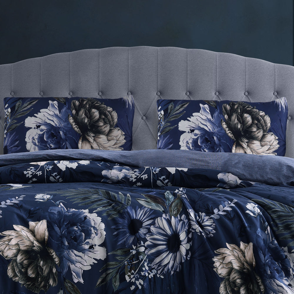 Bebejan Delphine 100% Cotton Sateen 3 Piece Duvet Cover Set - Final Sale Duvet Covers By US Office - Latest Bedding