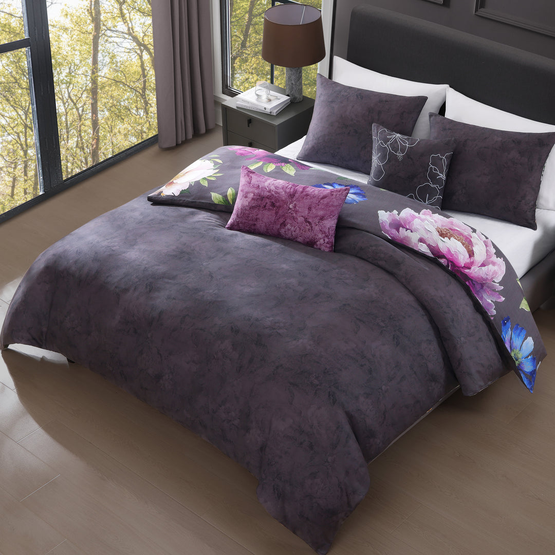 Bebejan Elegant Blossoms 5 Piece Reversible Comforter Set Comforter Sets By Bebejan®