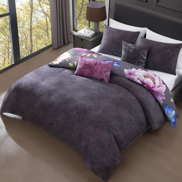 Bebejan Elegant Blossoms 5 Piece Reversible Comforter Set Comforter Sets By Bebejan®