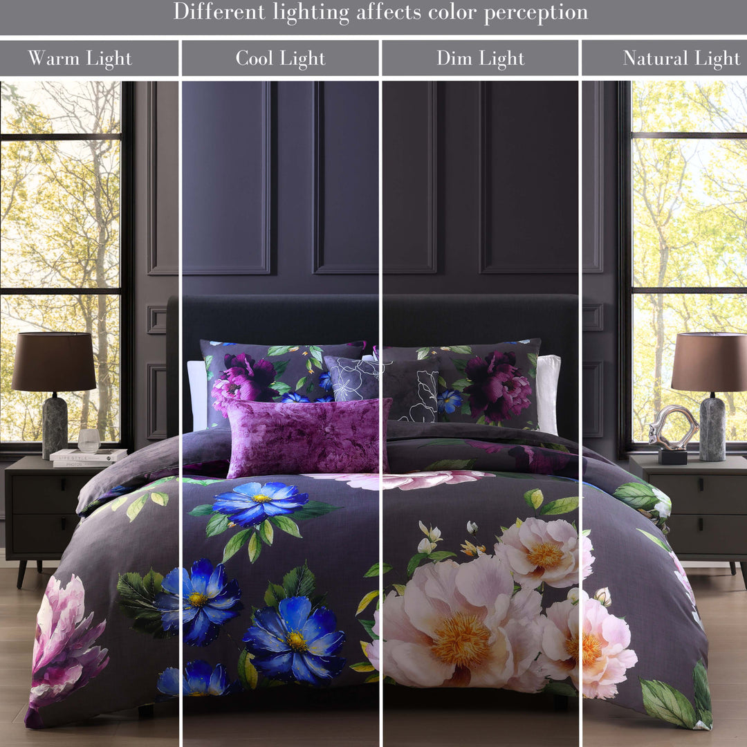 Bebejan Elegant Blossoms 5 Piece Reversible Comforter Set Comforter Sets By Bebejan®