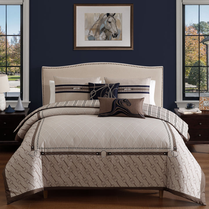 Bebejan Equestrian 5 Piece Reversible Comforter Set Comforter Sets By Bebejan®