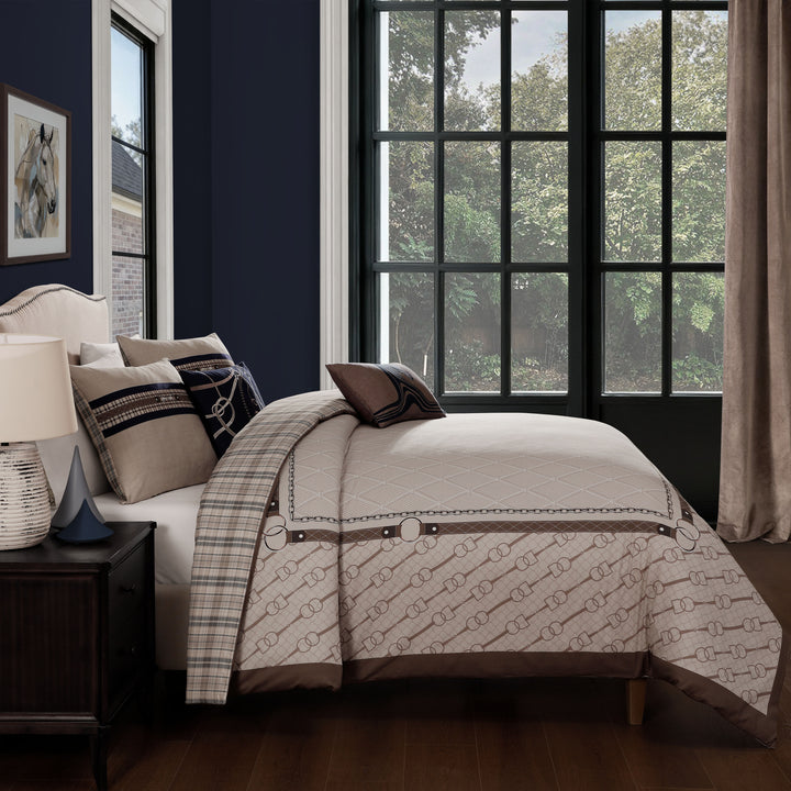Bebejan Equestrian 5 Piece Reversible Comforter Set Comforter Sets By Bebejan®