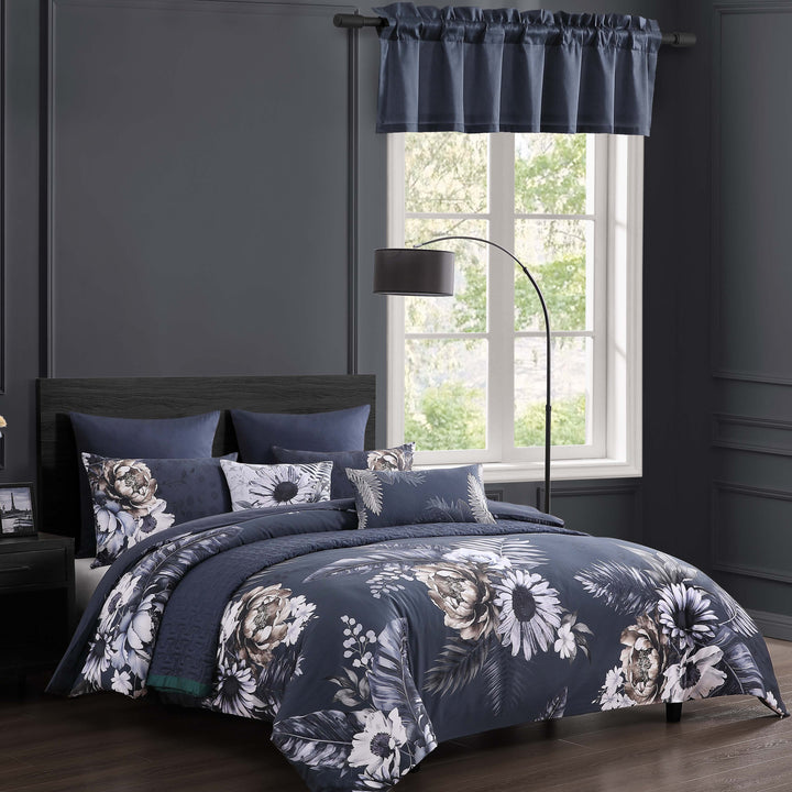 Bebejan Forget Me Not Straight Window Valance Window Valances By Bebejan®