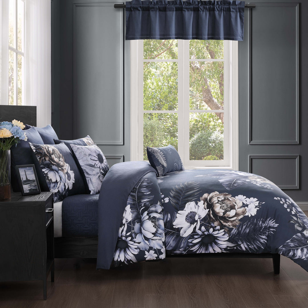 Bebejan Forget Me Not Straight Window Valance Window Valances By Bebejan®