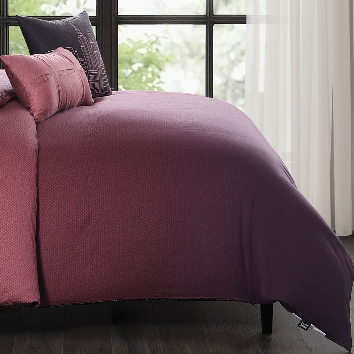 Bebejan Mauve Dreams 5 Piece Reversible Comforter Set