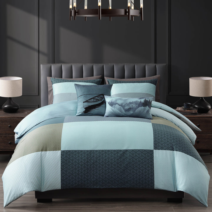 Bebejan Nature Blues 5 Piece Reversible Comforter Set Comforter Sets By Bebejan®