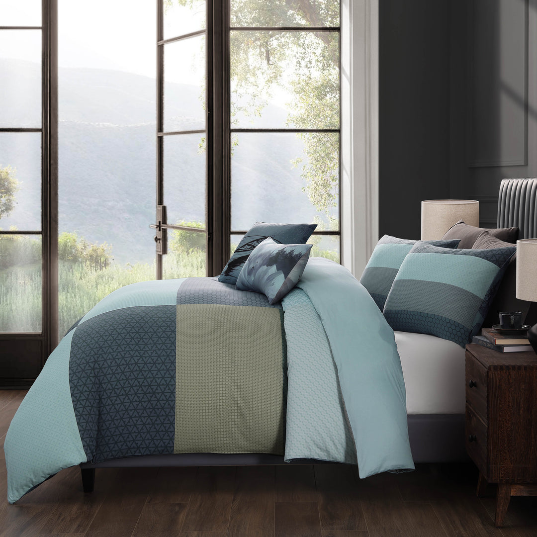 Bebejan Nature Blues 5 Piece Reversible Comforter Set Comforter Sets By Bebejan®