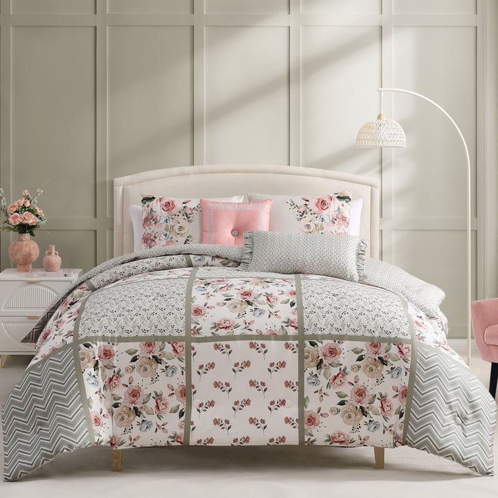 Bebejan Sage Serenity 5 Piece Reversible Comforter Set Comforter Sets By Bebejan®