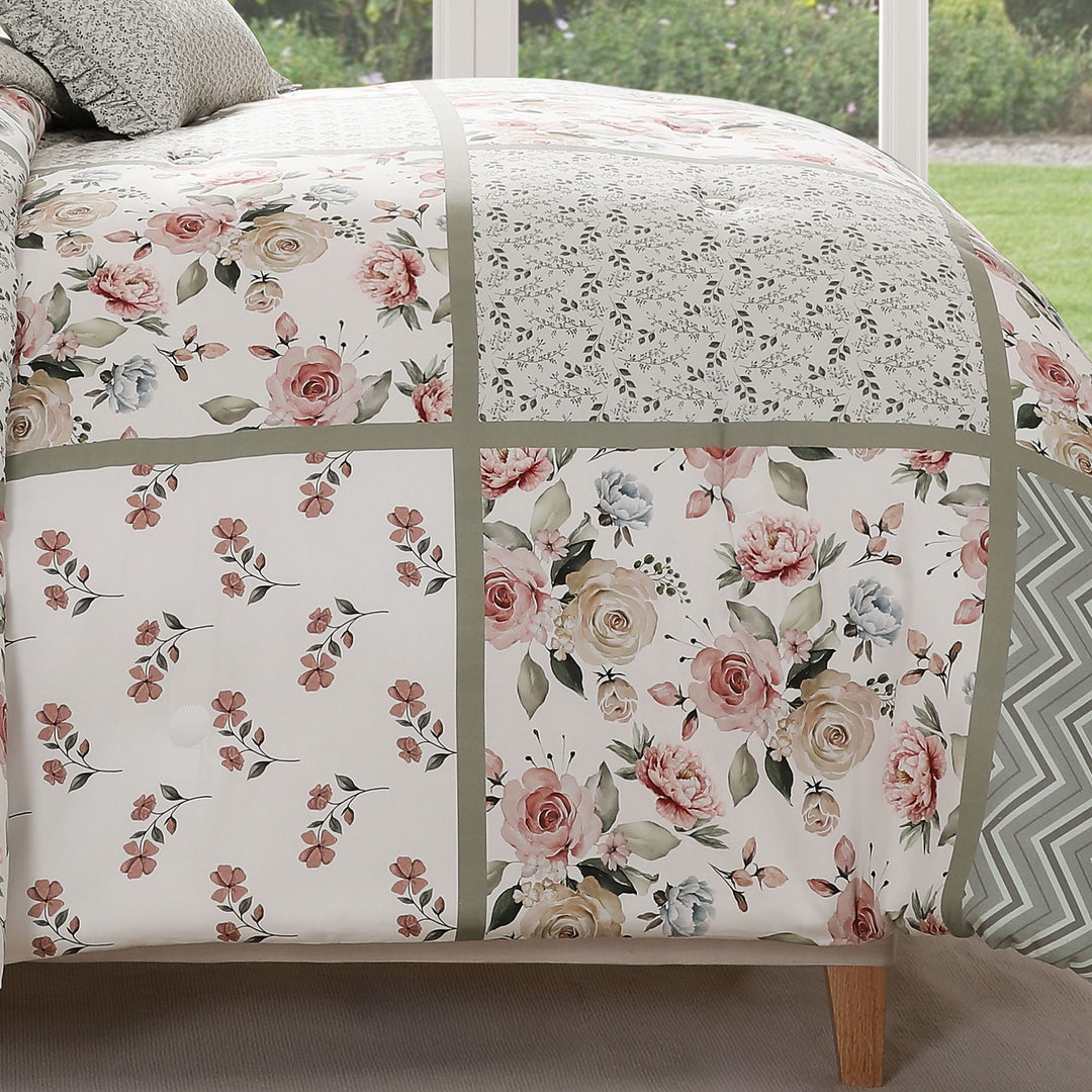 Bebejan Sage Serenity 5 Piece Reversible Comforter Set Comforter Sets By Bebejan®