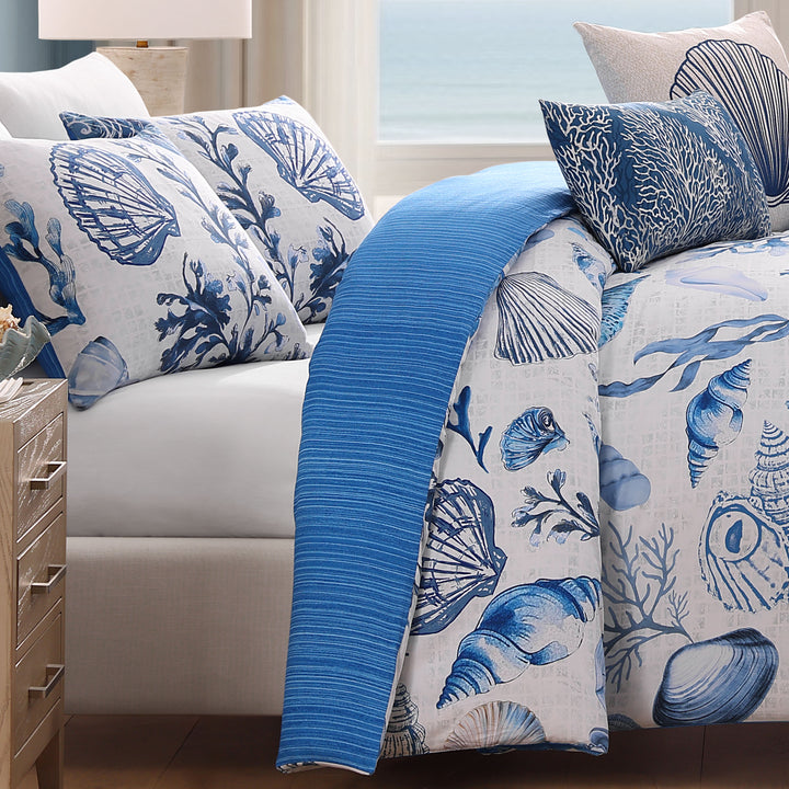 Bebejan Shells and Seaplants 5 Piece Reversible Comforter Set Comforter Sets By Bebejan®