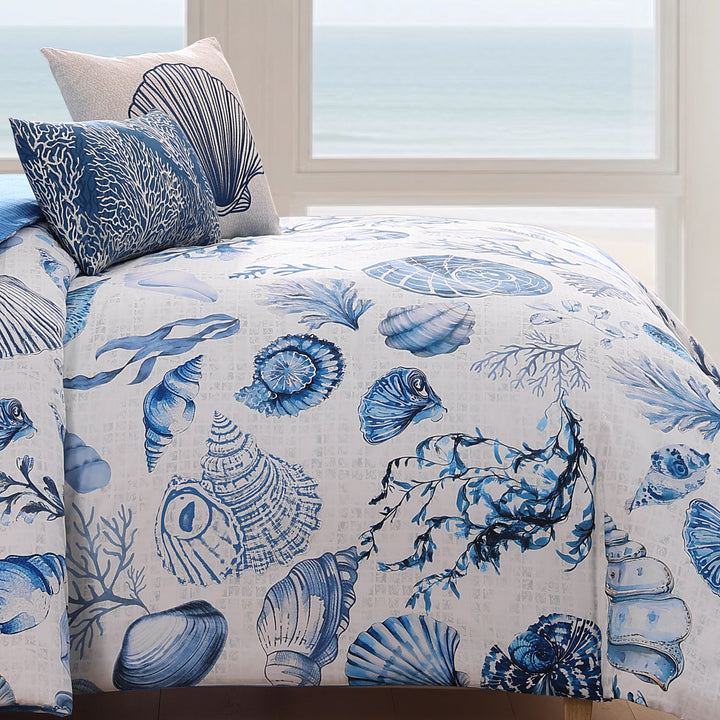 Bebejan Shells and Seaplants 5 Piece Reversible Comforter Set Comforter Sets By Bebejan®